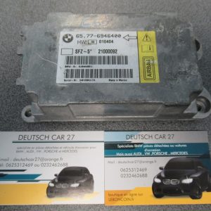 calculateur air bag de BMW e60 e61 référence 65776946400
