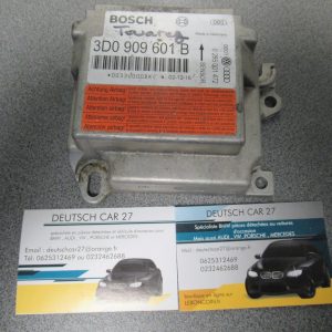 calculateur air bag de TOUAREG référence 3D0909601B