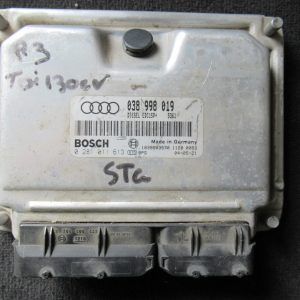 calculateur moteur de AUDI A3 tdi 130cv type moteur STG référence 038998019/bosch 0281011613