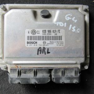 calculateur moteur deGOLF 4 tdi type moteur ARL référence 038906019FE/bosch 0281010744