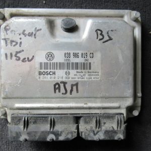 calculateur moteur de PASSAT tdi 115 cv type moteur AJM référence 038906019CD/bosch 0281010218