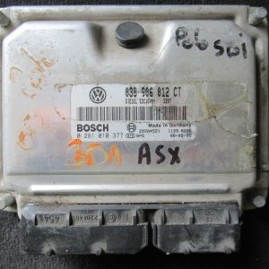 calculateur moteur de POLO sdi référence 038906012CT / bosch 0281010377