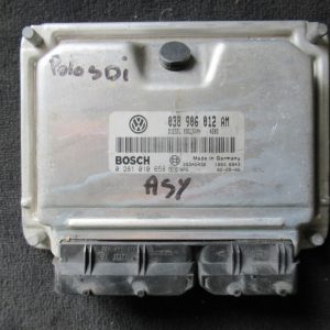 calculateur moteur de POLO SDI type moteur ASY référence 038906012AM/bosch 0281010658