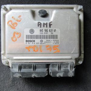 calculateur moteur de POLO tdi 75 cv référence 045906019AP / bosch 0281010865