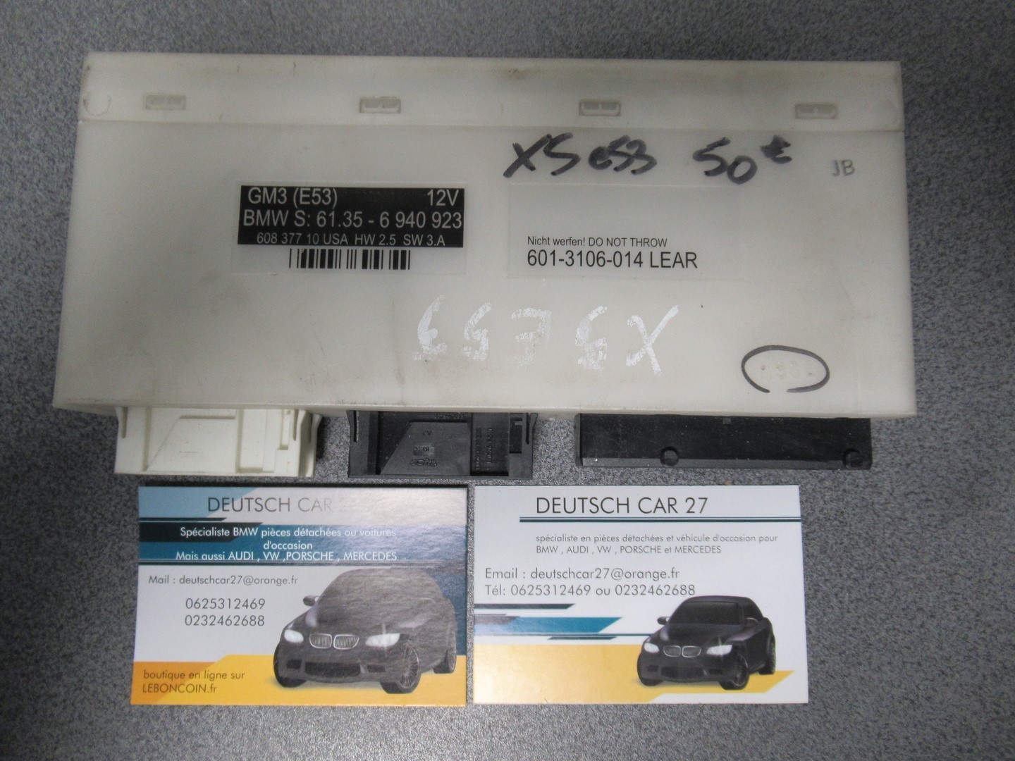 module GM3 de BMW X5 e53 référence 61356940923 Deutsch Car 27
