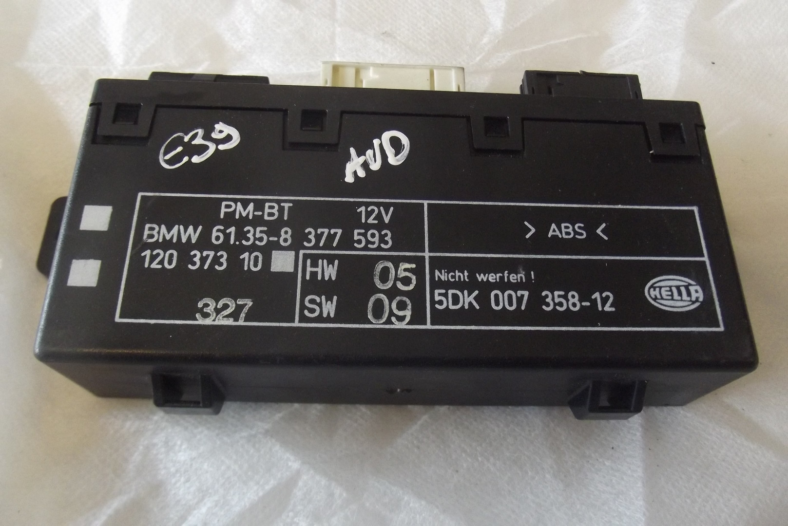 Boîtier De Commande Au Volant MFL-Modul Pour BMW E39 E38 - Réf. BMW 61358352494 - Pièce D'occasion Fonctionnelle