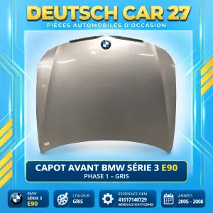 capot de bmw e90 gris ph1