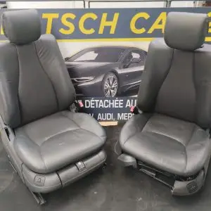 Intérieur cuir noir électrique Mercedes Classe S W220