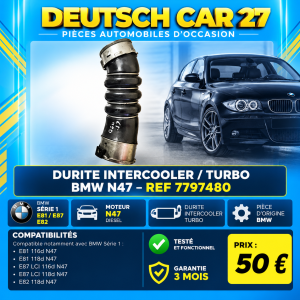 Durite intercoler bmw n47 ref 7797480