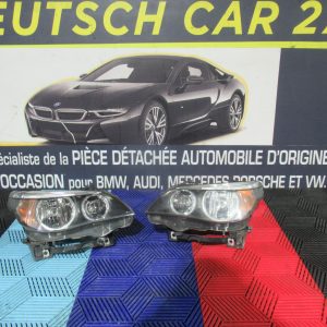 paire phares de BMW série 5 e60 e61 ph1 halogène