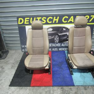 intérieur semi cuir beige de bmw serie 3 e46 berline manuel