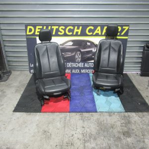 intérieur cuir noir de BMW f30 pack m