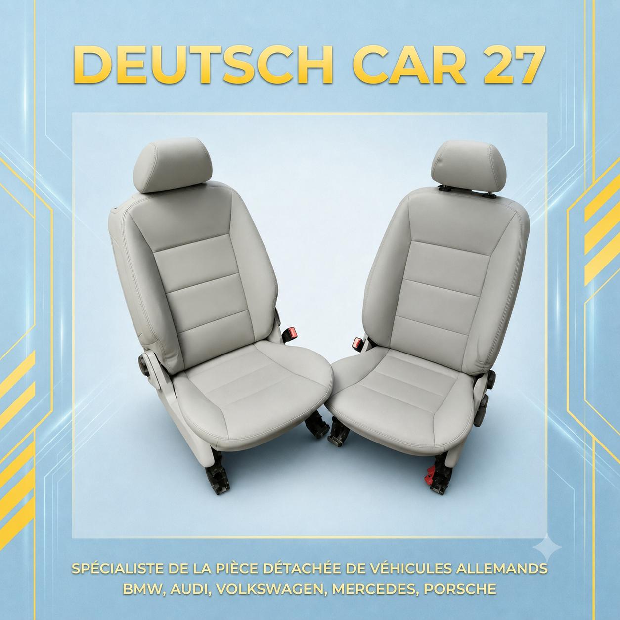 Interieur cuir blanc de Mercedes classe b w245