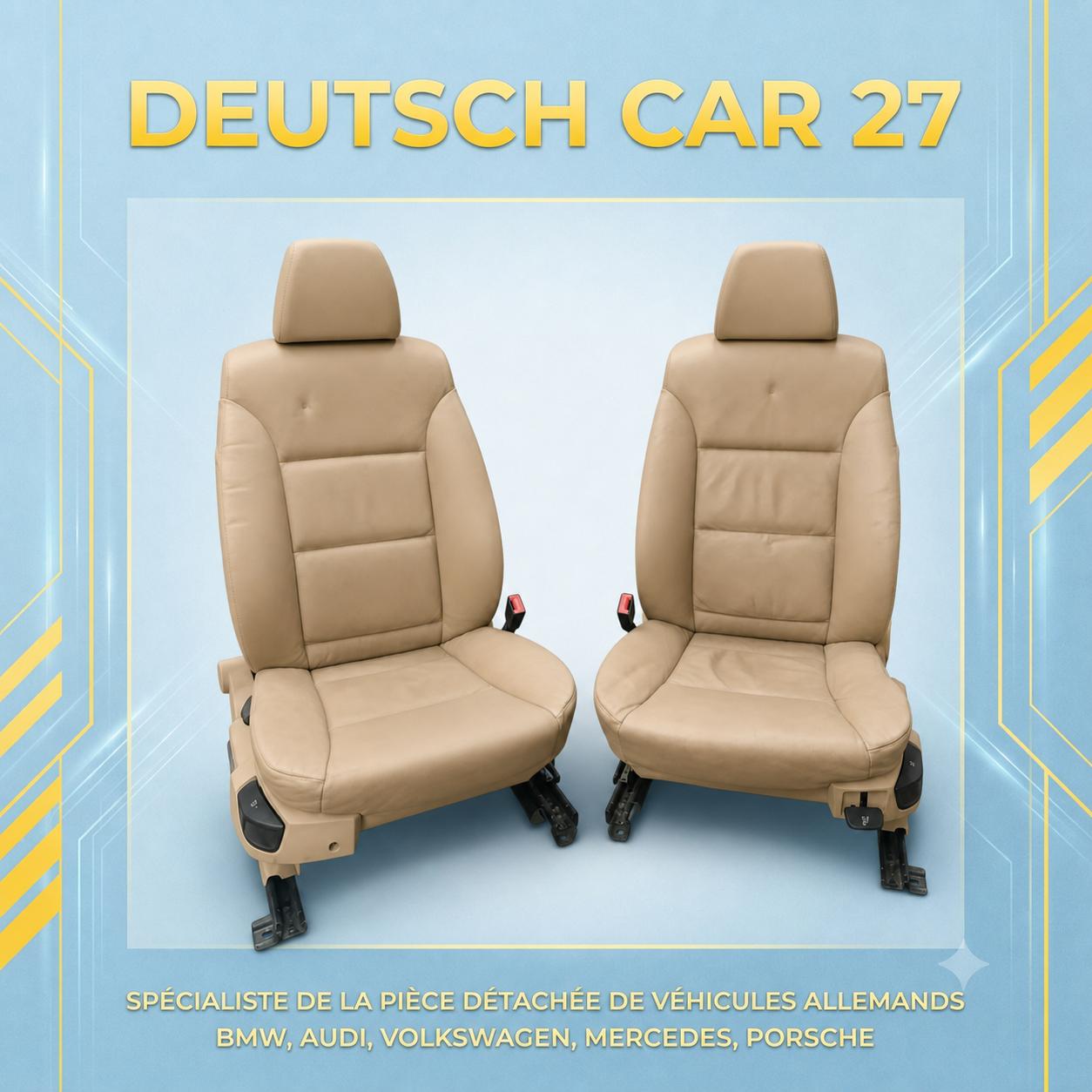 Interieur cuir beige de BMW e61