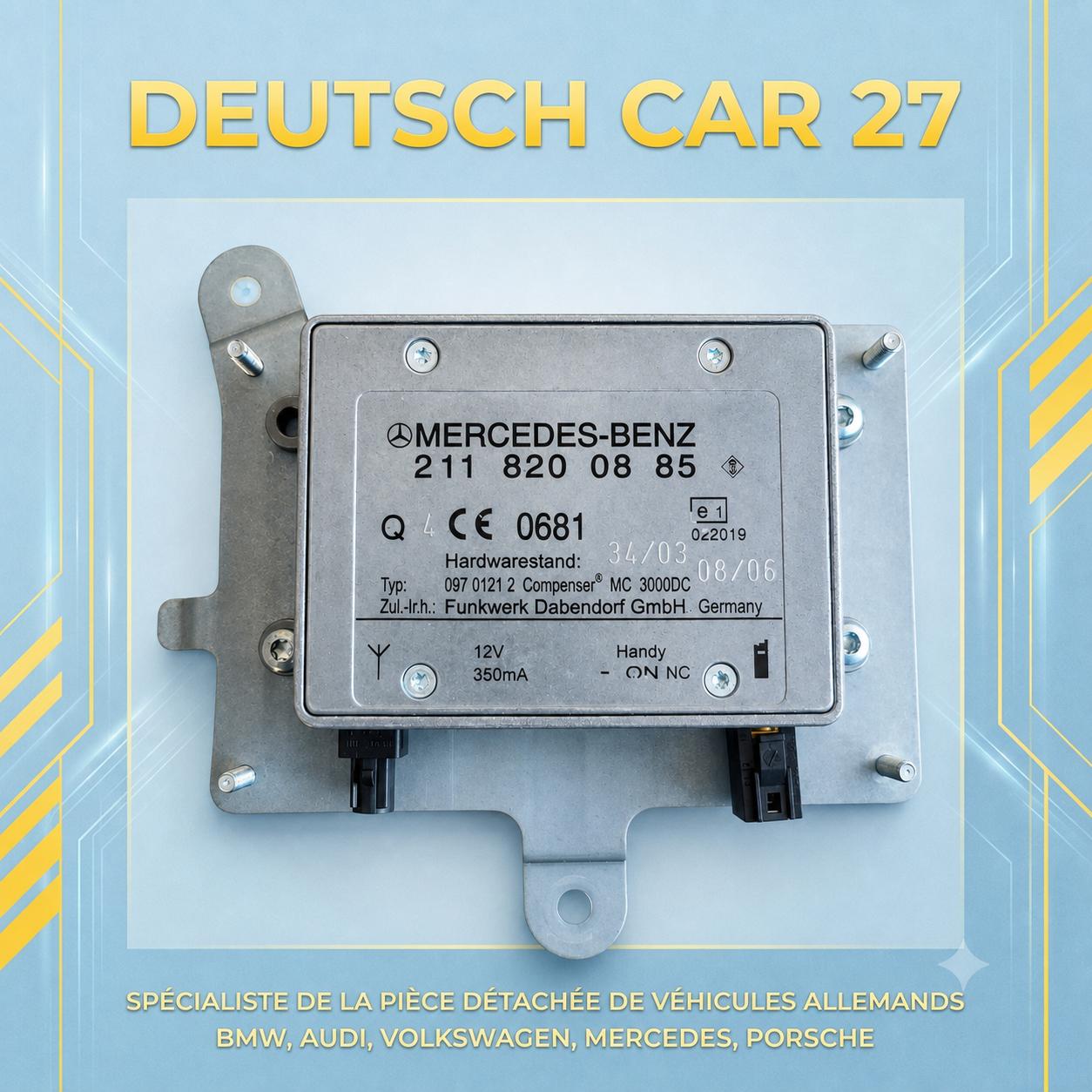 Boîtier antenne Mercedes w211 ref 2118200885