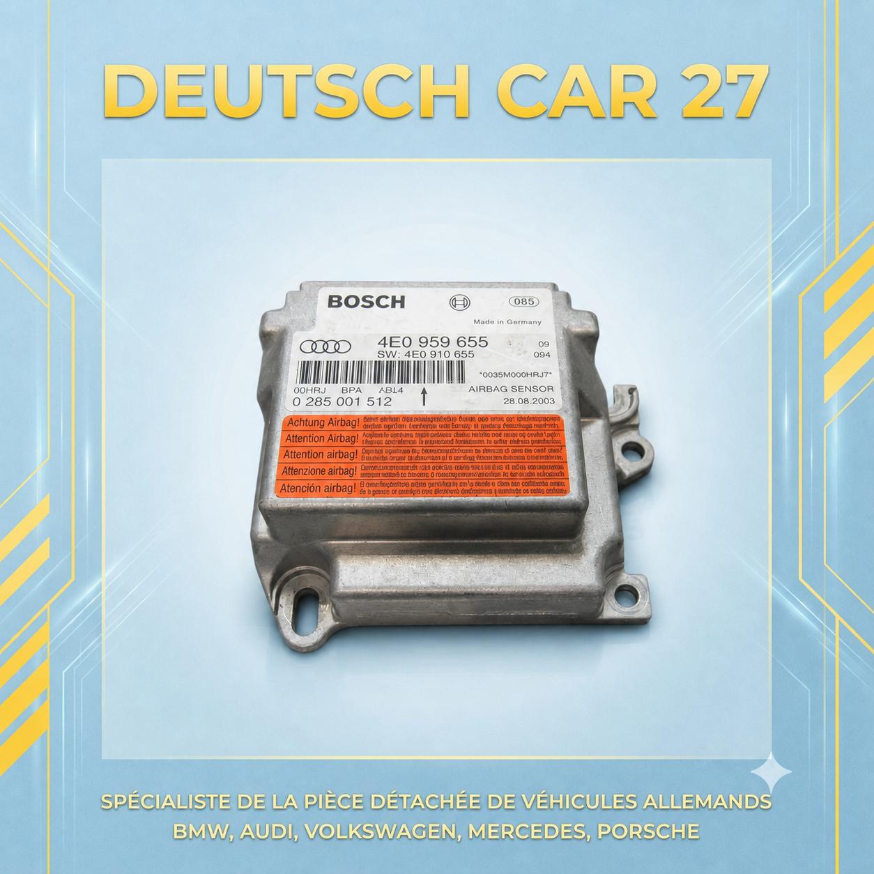 calculateur air bag de Audi A8 référence 4E0959655