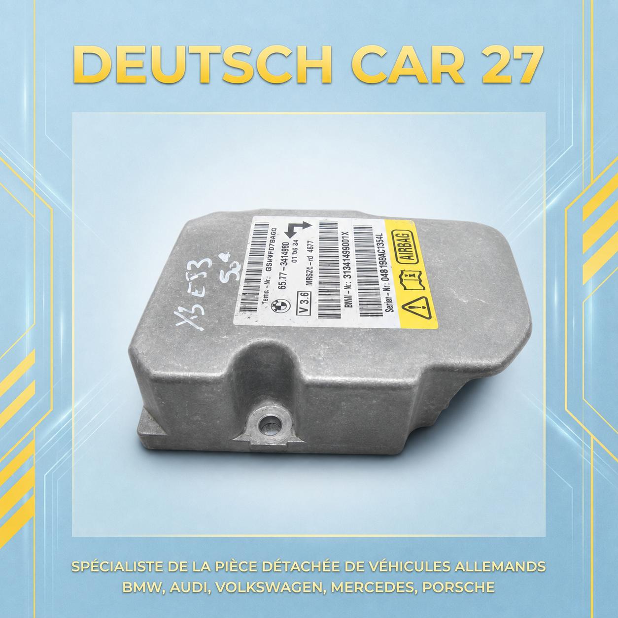 calculateur air bag de BMW X3 e83 référence 65773414990