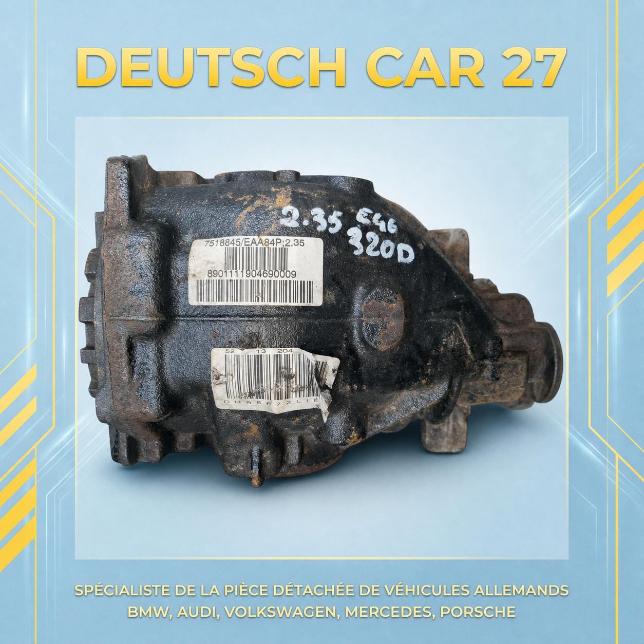 Pont arrière de bmw 320d e46 ref 7518845