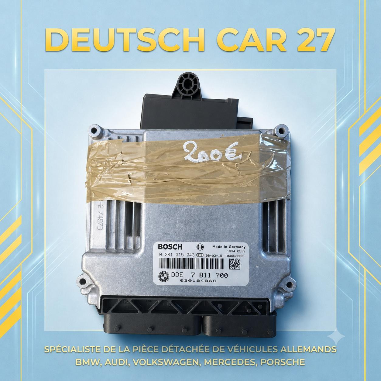 0281015043 / 7811700 kit calculateur moteur bmw n47