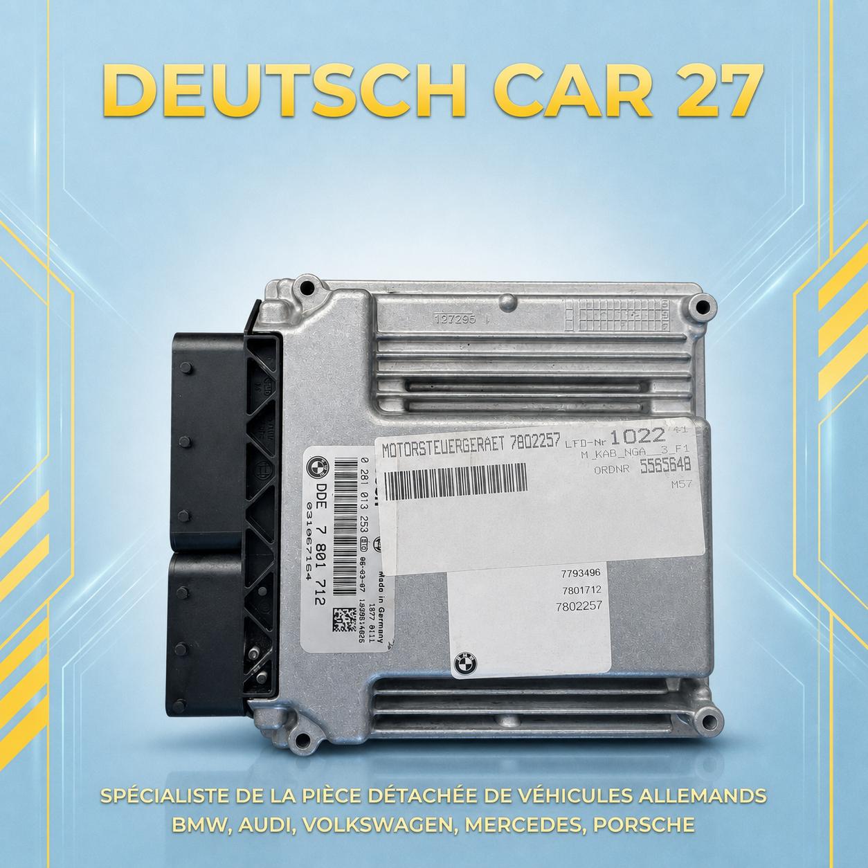 0281013253 / 7801712 kit calculateur moteur complet BMW 530d e60 ph1