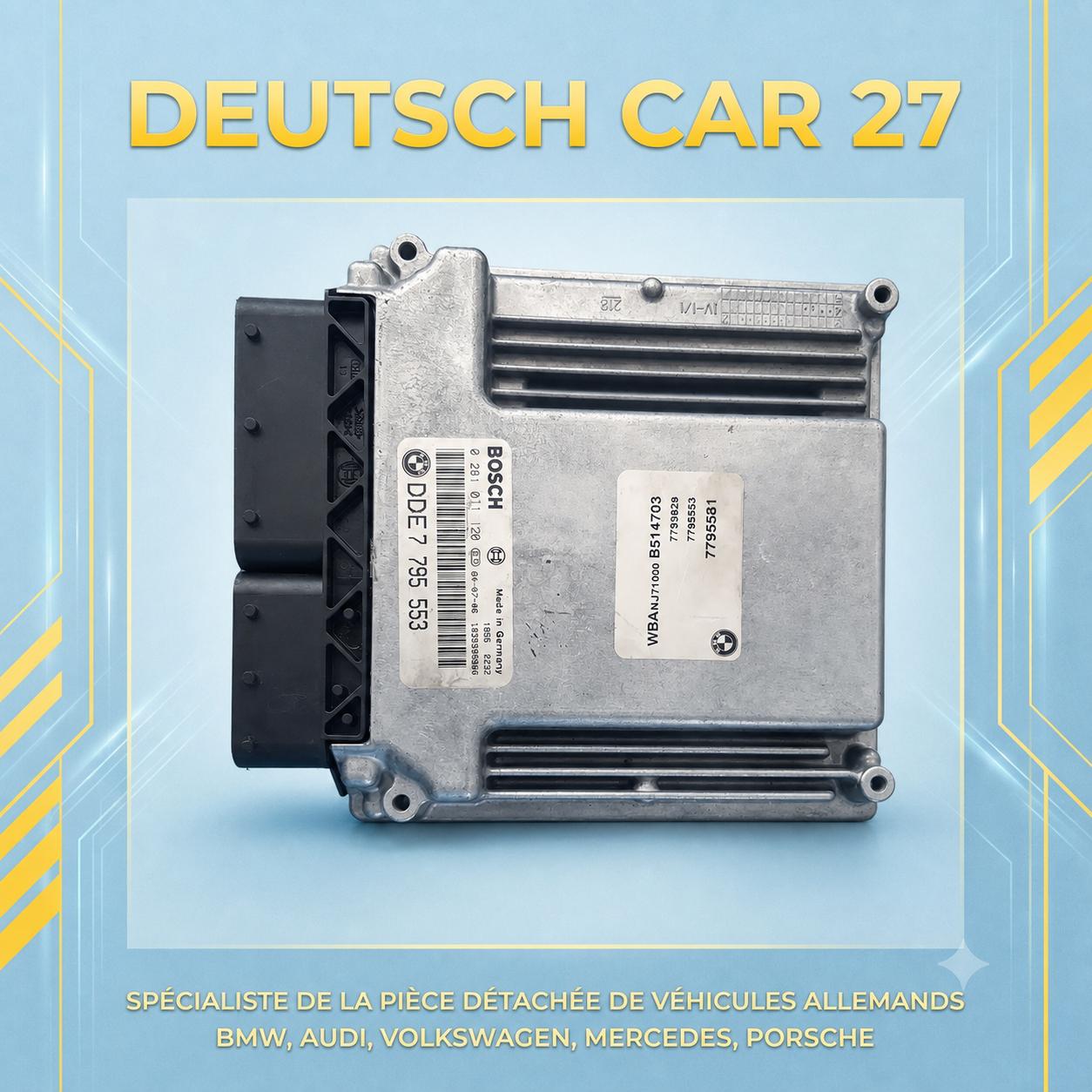 0281011120 / 7795553 kit calculateur moteur bmw 530d e60