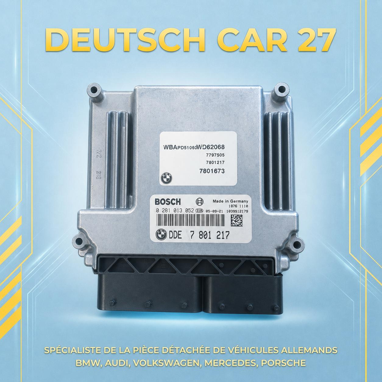0281013052 / 7801217 kit calculateur moteur bmw x3 e83 3ld 218cv