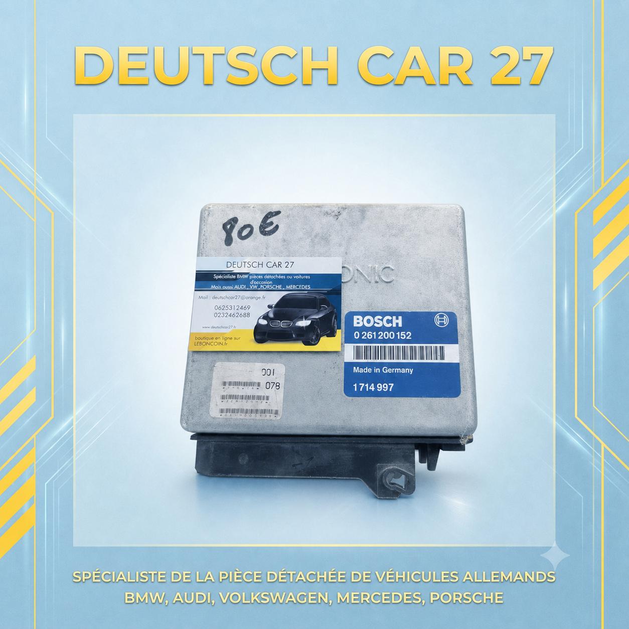 0261200152 calculateur moteur bmw 320i e30