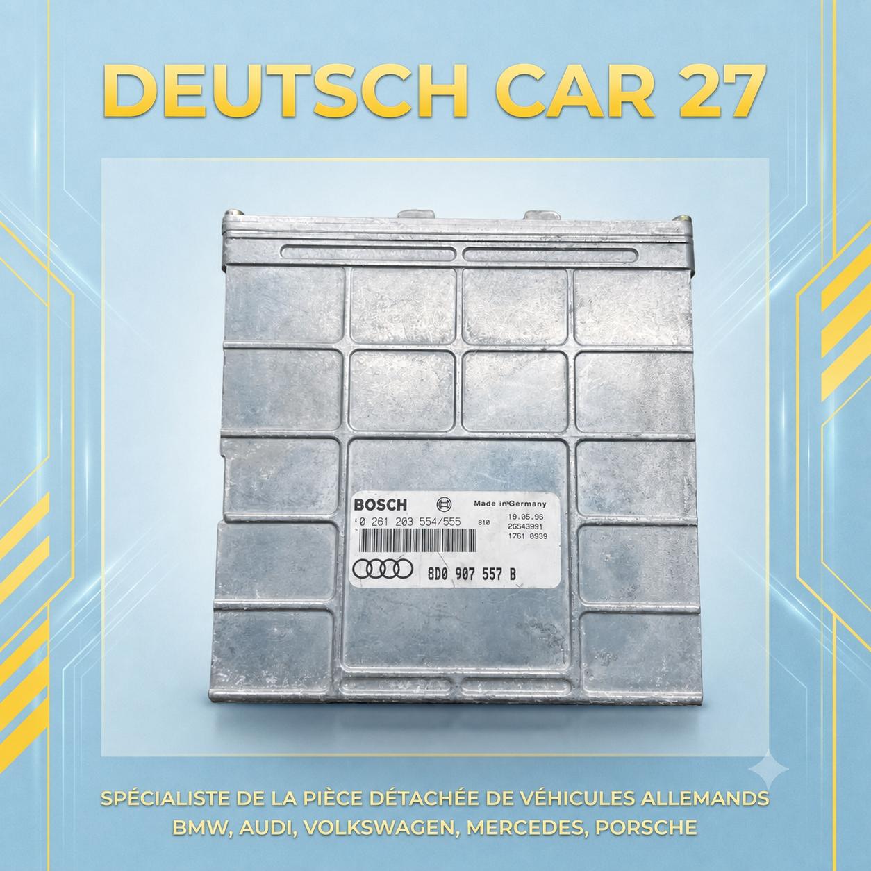 8d0907557b / 0261203554 / 555 calculateur moteur audi a4 1l6ess