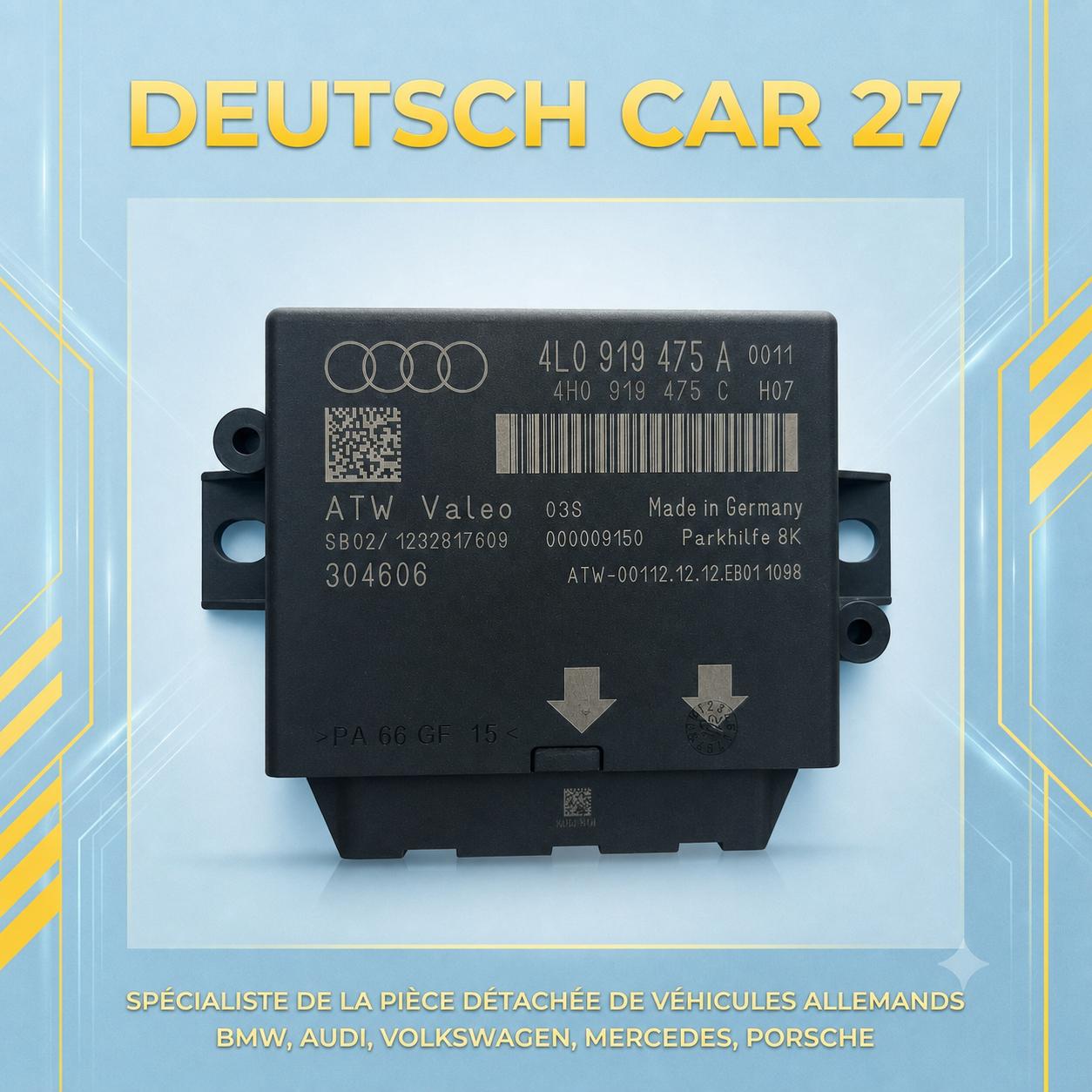4l0919475a boitier d aide au stationnement audi q7 4l