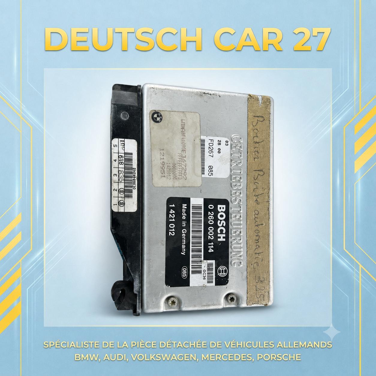 0260002114 / 1421012 calculateur de boite automatique bmw e34 et e36