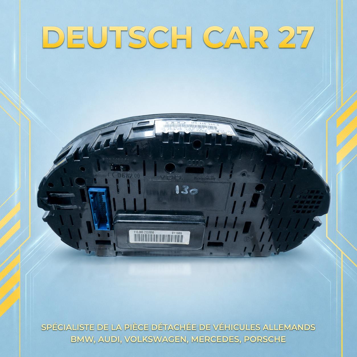 compteur de Audi A3 essence 8P 260km/h référence 8P0920900C