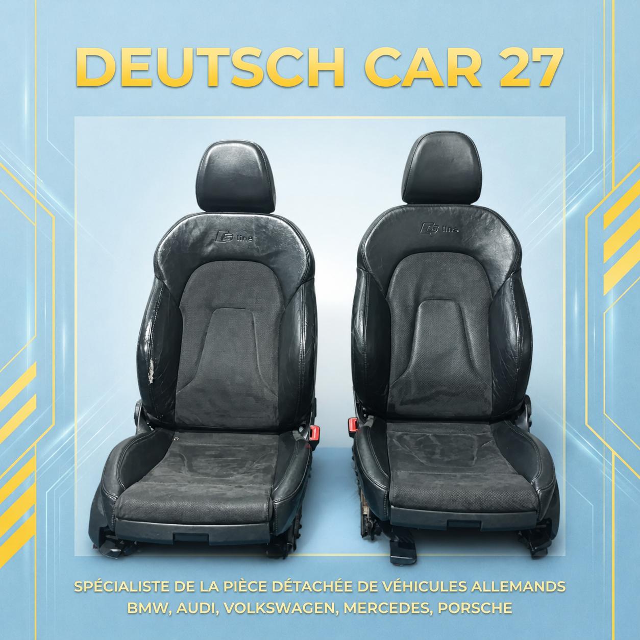 intérieur semi cuir alcantara Audi a5 sline de 2009