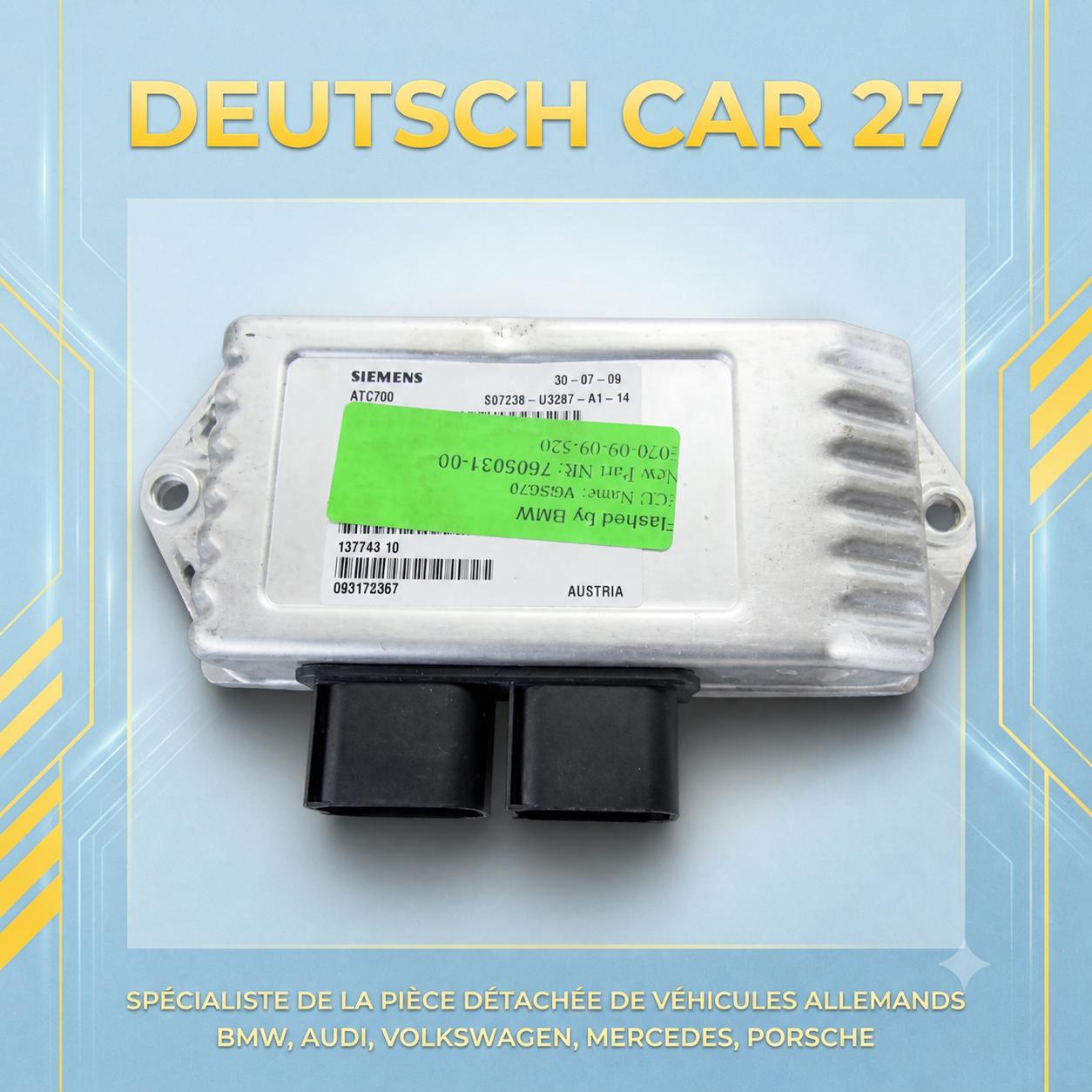 BMW X5 E70 Unité de commande, différentiel boîte de transfert 7605031 B97238U3297A11 245014