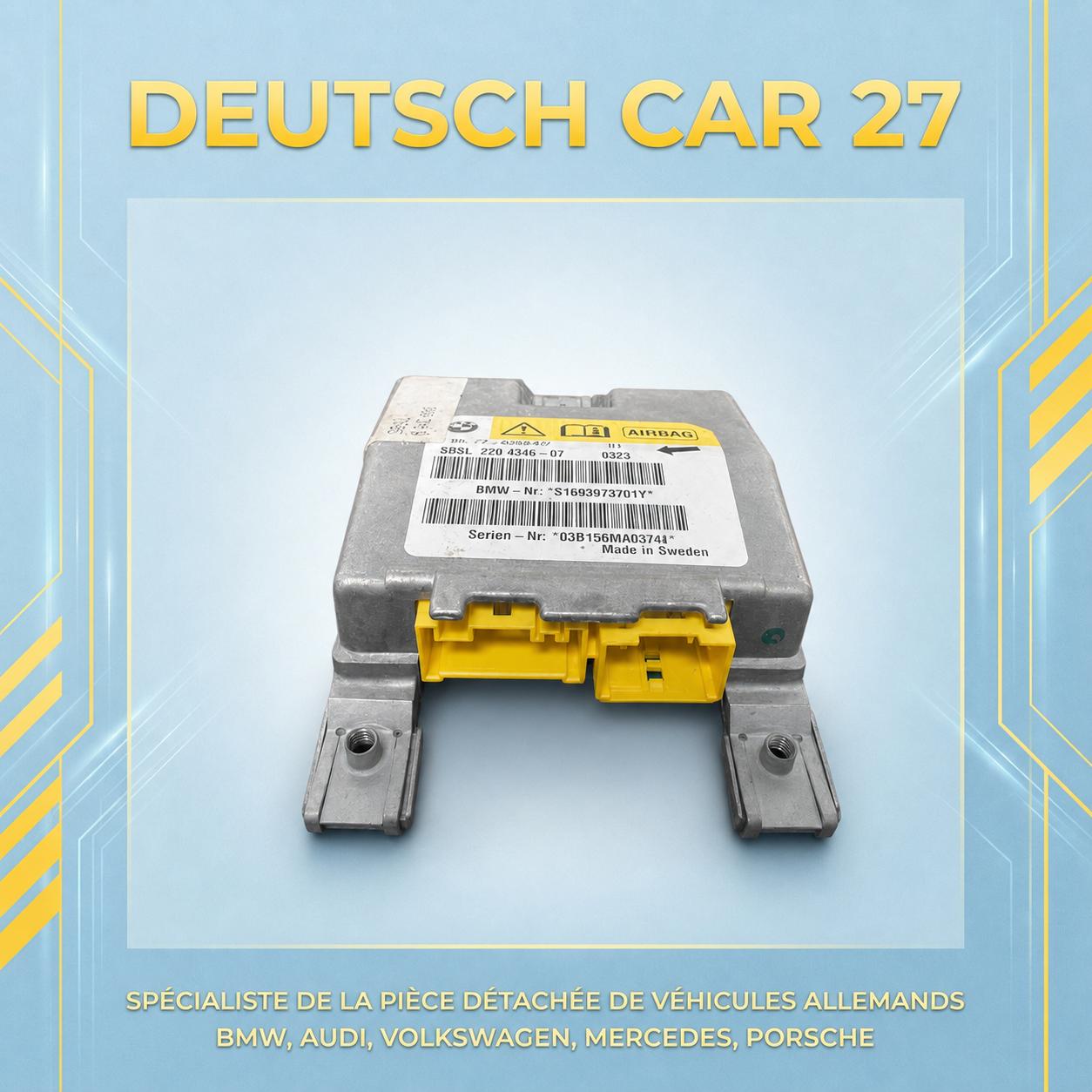 calculateur air bag de BMW e60 référence 65776939737
