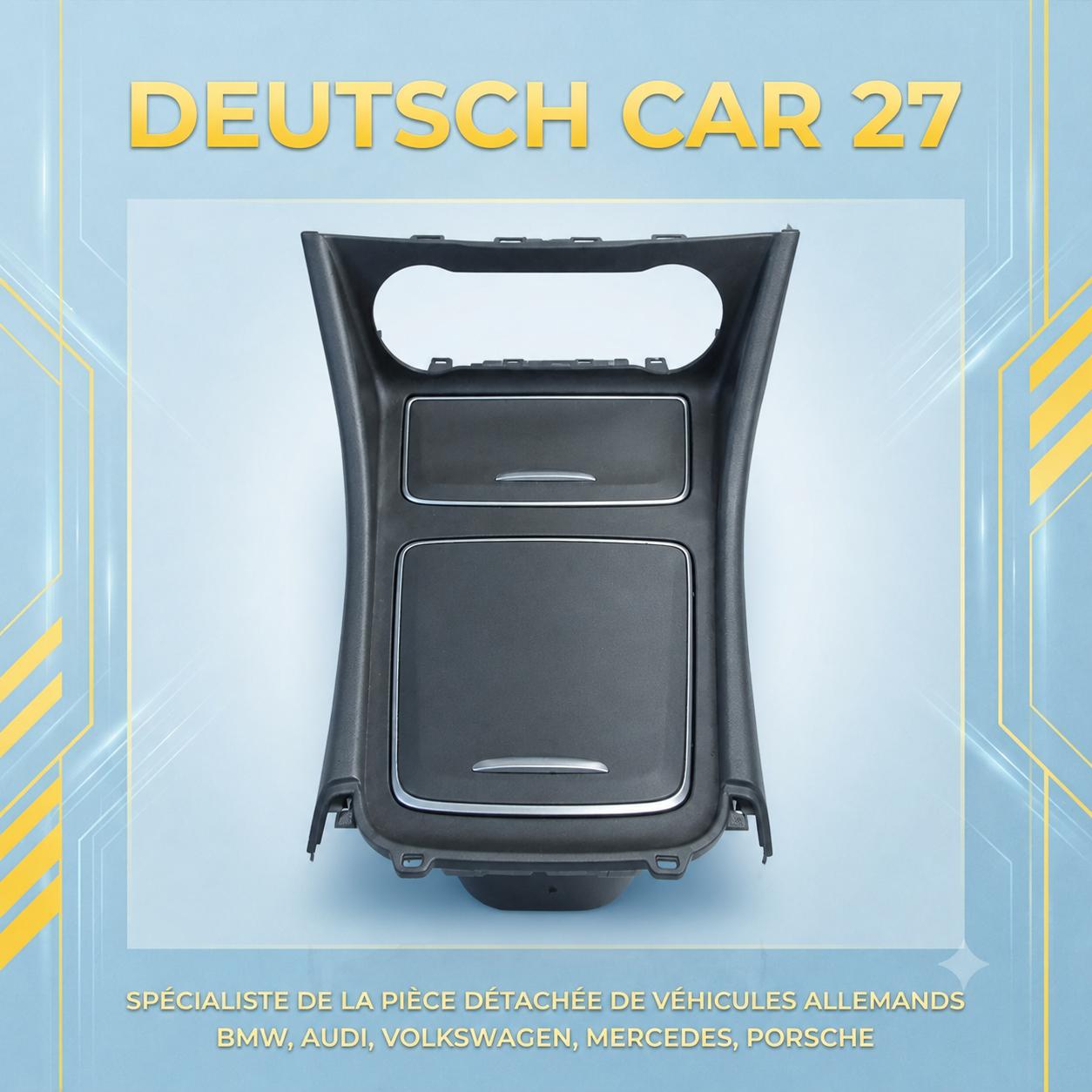 Console du milieu avec cendrier en cuir noir de MERCEDES Classe A AMG de 2016 W176