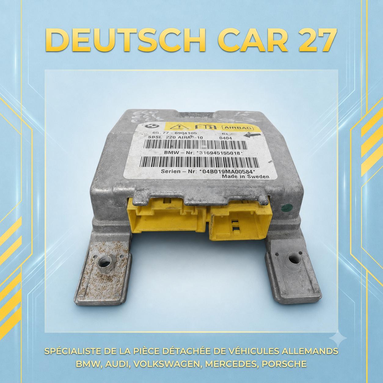 calculateur air bag de BMW e60 e61 e63 référence 65776945155
