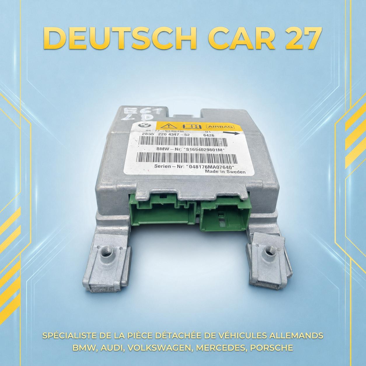 calculateur air bag de BMW e61 référence 65776940298
