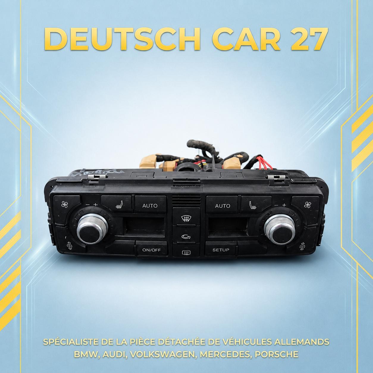 console de clilmatisation chauffage de Audi A8 de 2004 référence 4E0820043A
