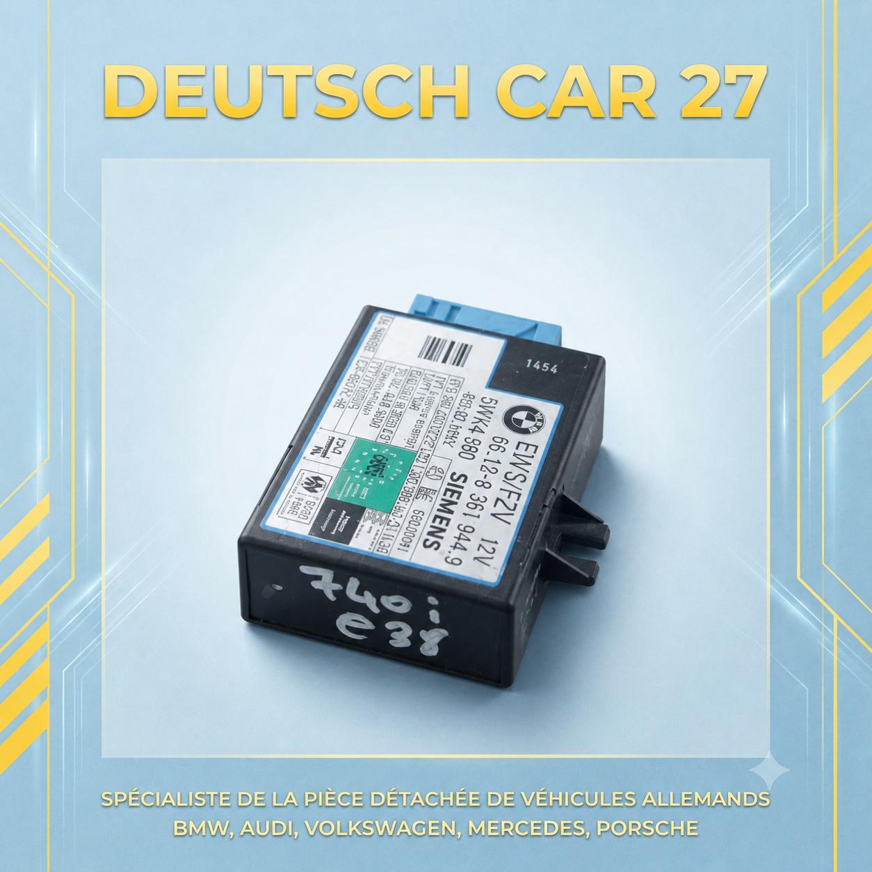 boitier EWS de BMW 740i e38 référence 661283619449