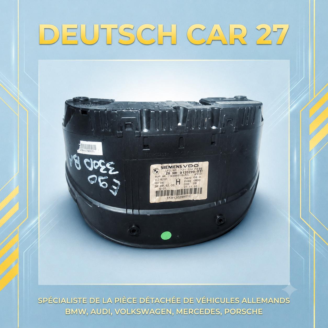compteur de bmw 330d e90 diesel 260km/h
