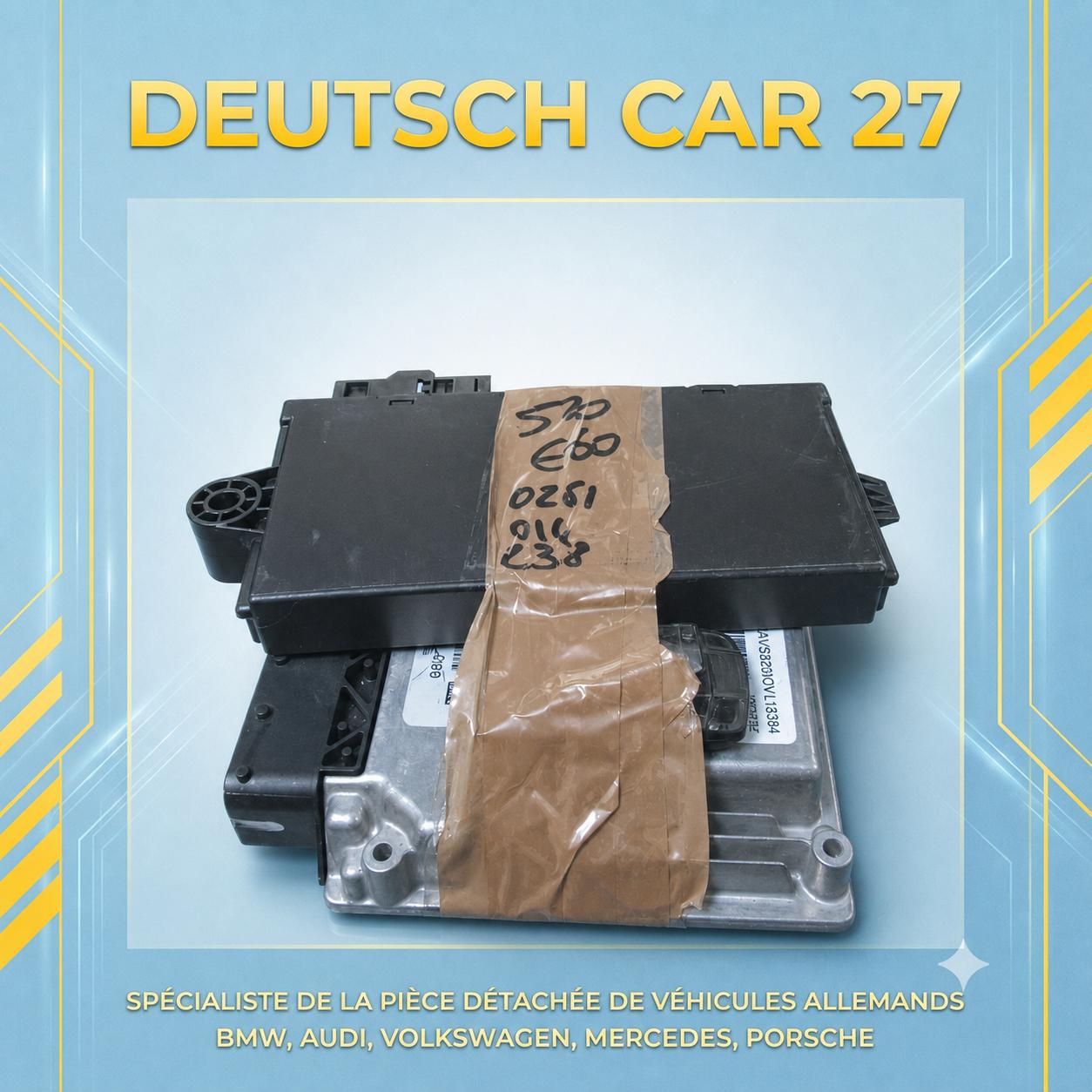 kit calculateur moteur complet avec clé et EWS de BMW 520 e60 ou e61 ou e90 ou e91 ou e81 référence 0281014238