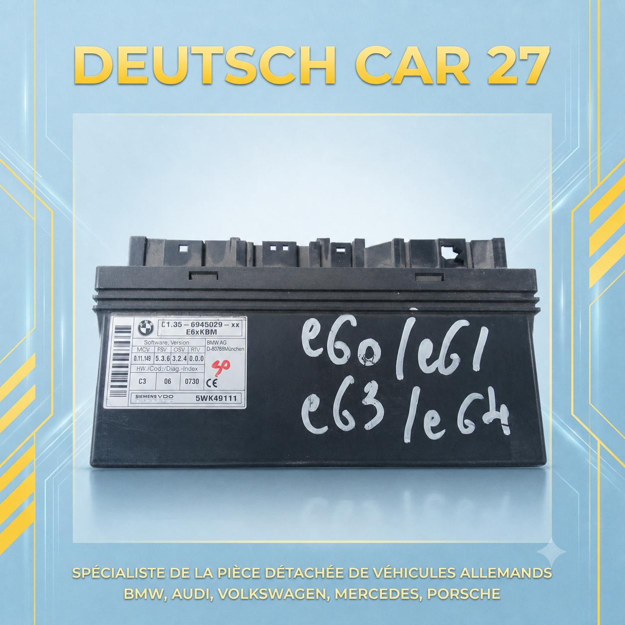 boitier électrique de BMW e60 e61 e63 e64 référence 61356945029