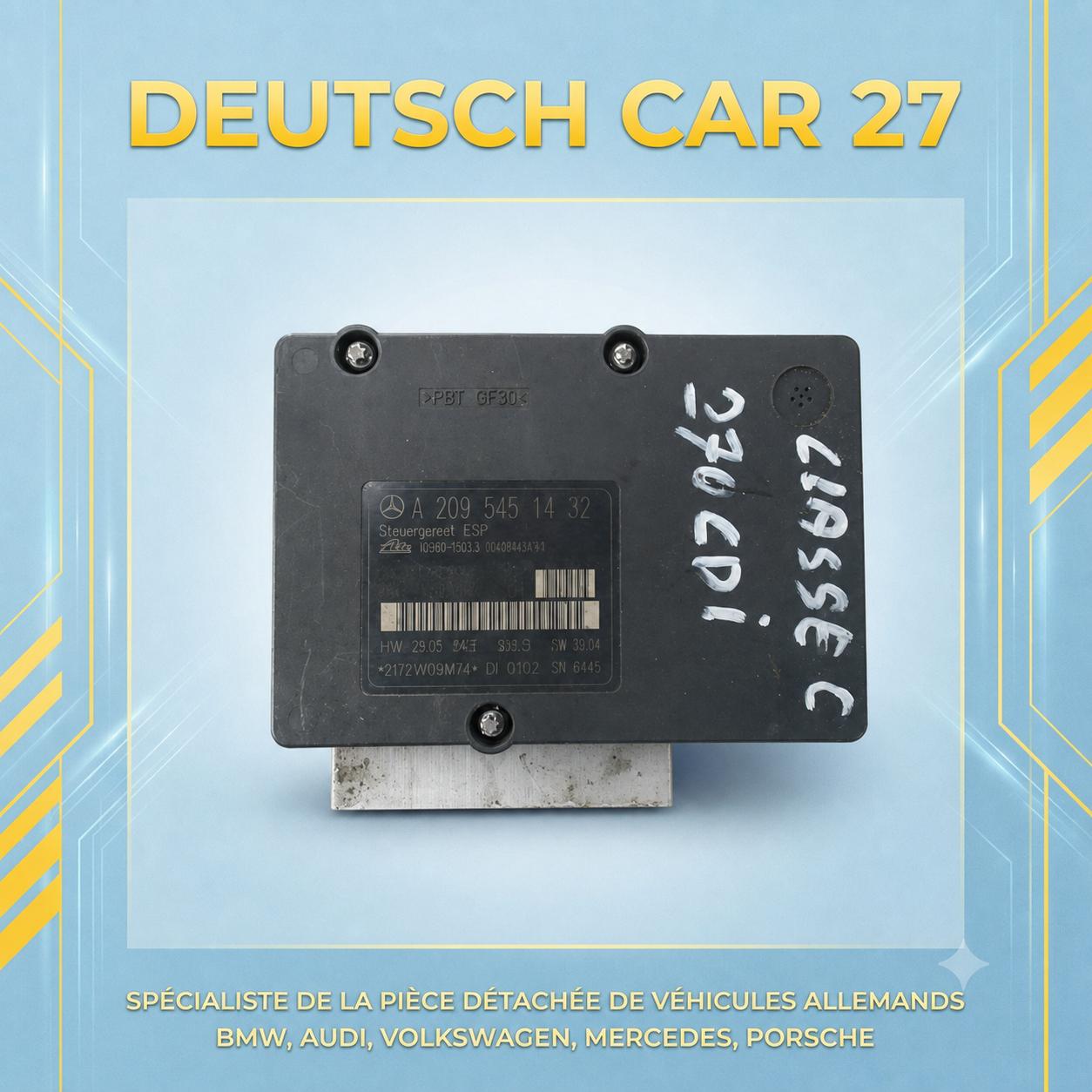 Bloc ABS de MERCEDES Classe C 270 cdi C220 référence A2095451432