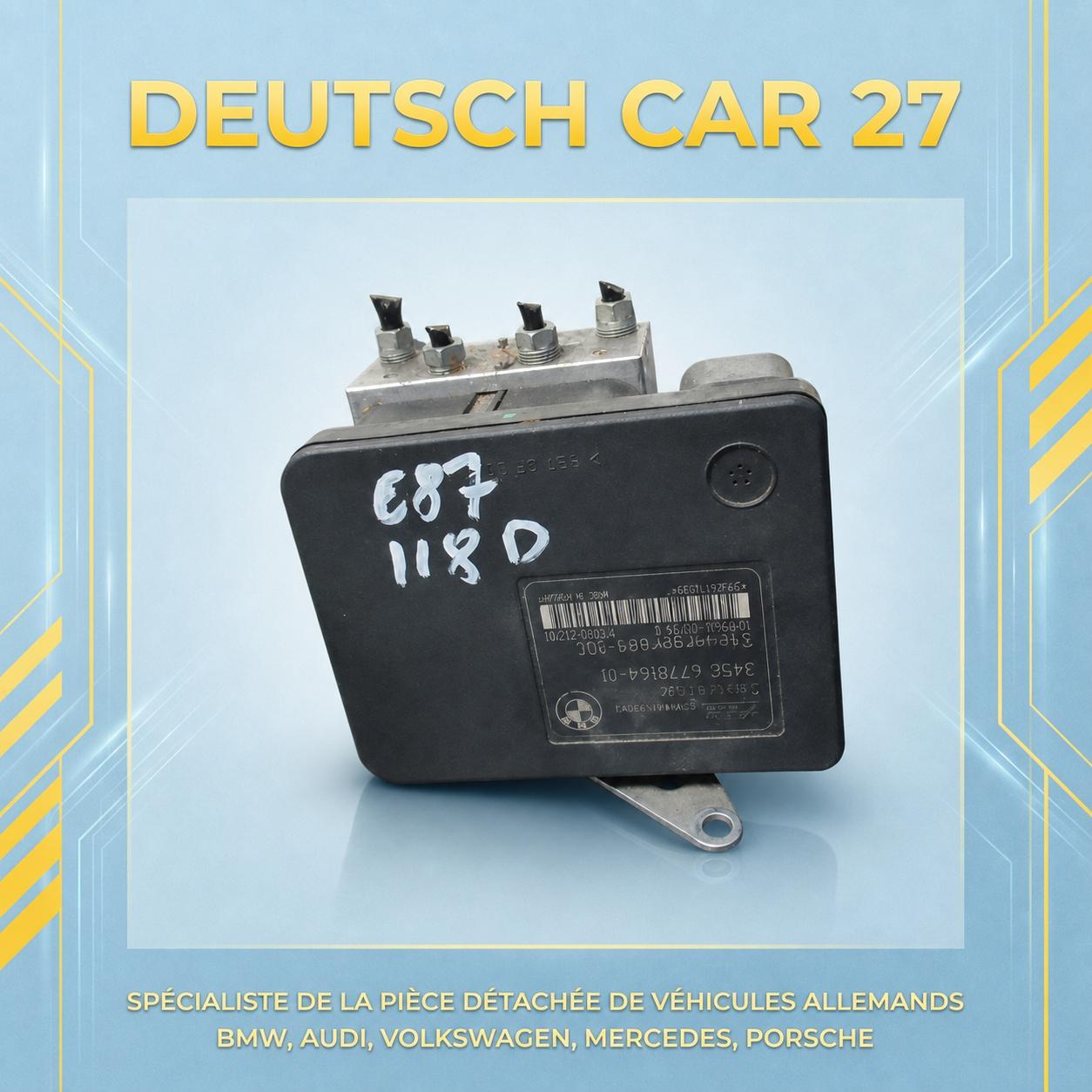 Bloc ABS de BMW 118d e87 référence 34526778164