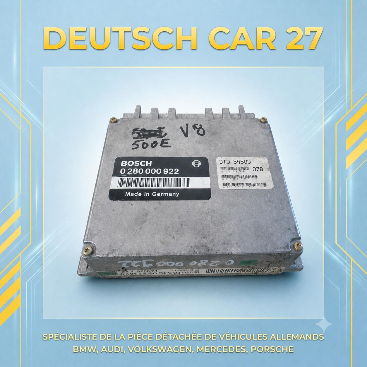Calculateur moteur de Mercedes W140 référence 0280000922