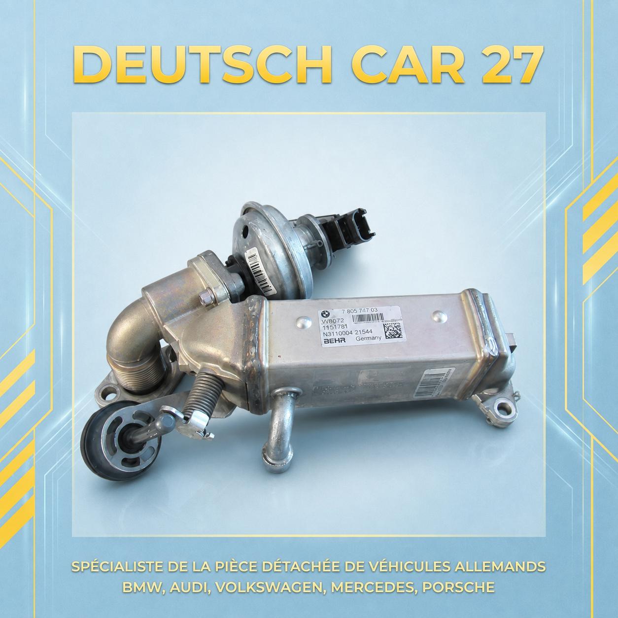 refroidisseur de gaz d'échappement vanne EGR de BMW X3 e83 de 2008 ,BMW e87,BMW e90,BMW e91 N47 référence 7805717