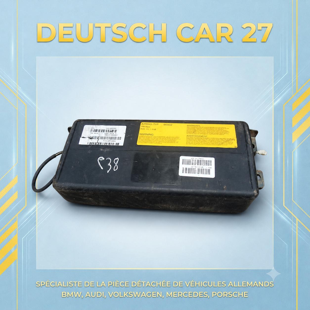 air bag tableau de bord de bmw e38 ou e31