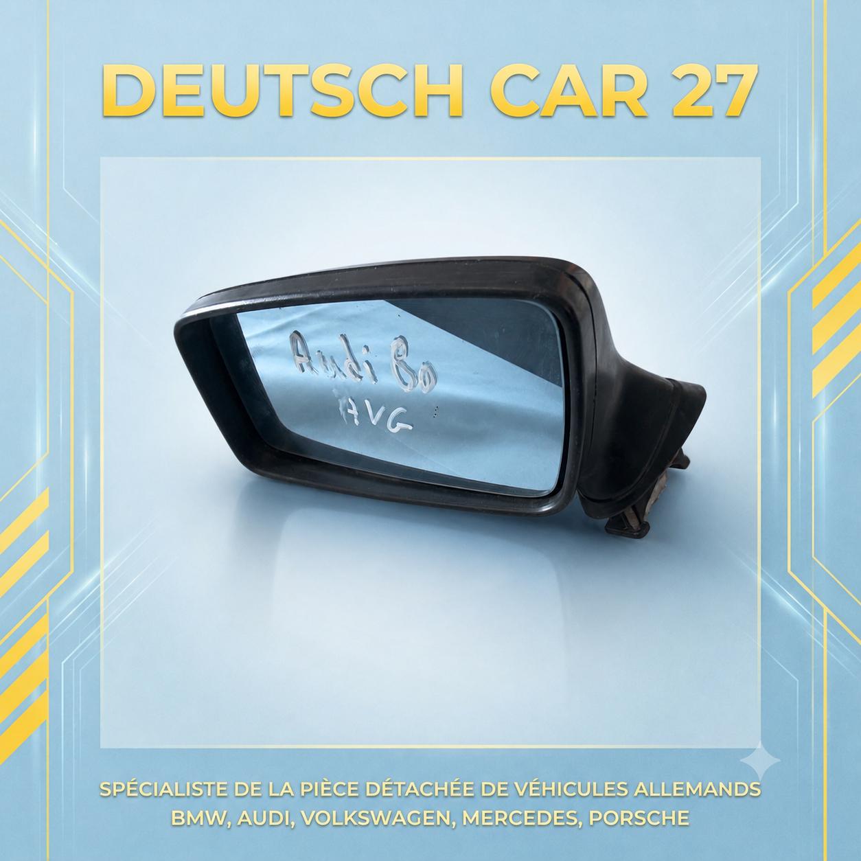 rétroviseur extérieur gauche de Audi 80 électrique de couleur noir