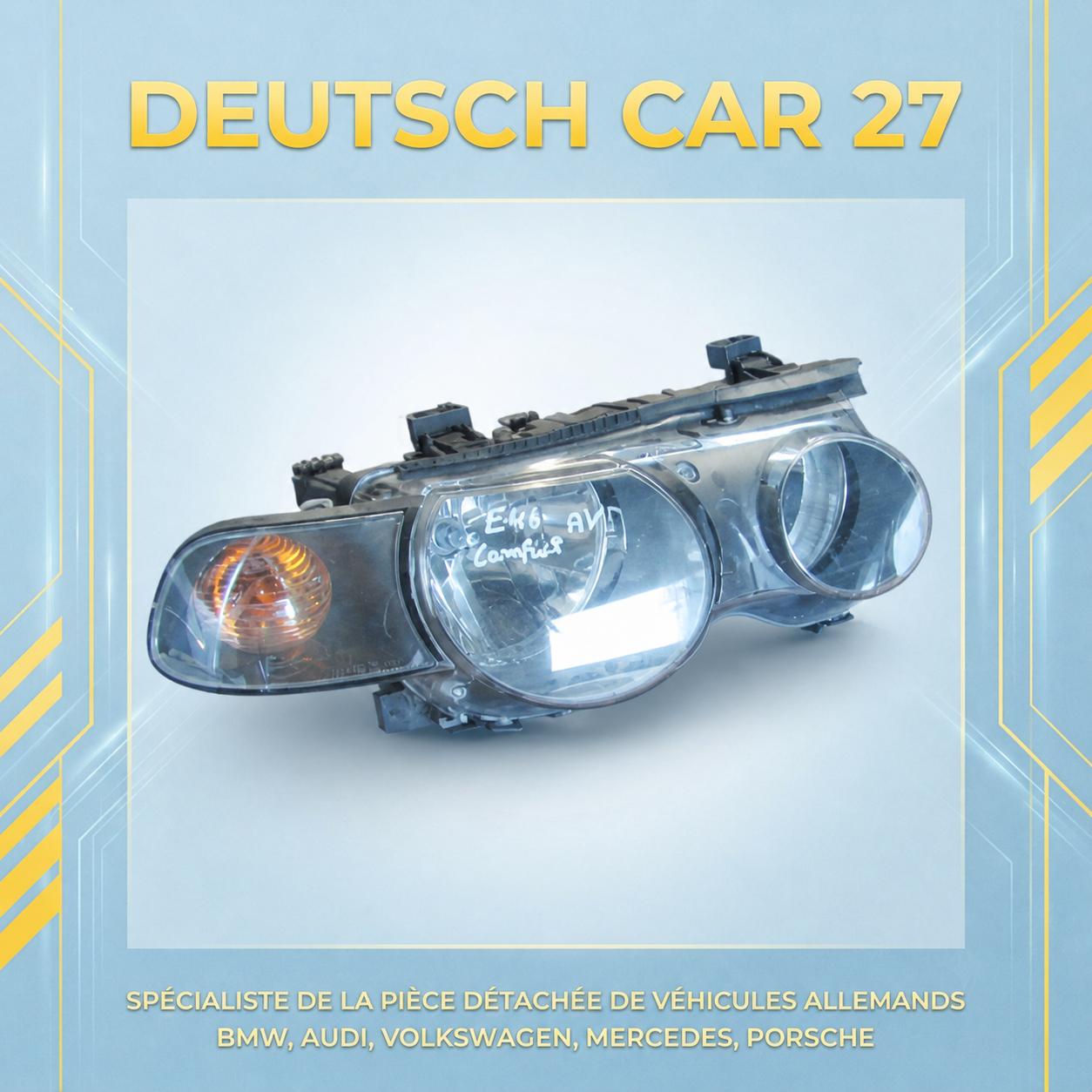 paire de phare avant de bmw e46 compact 316ti pack m