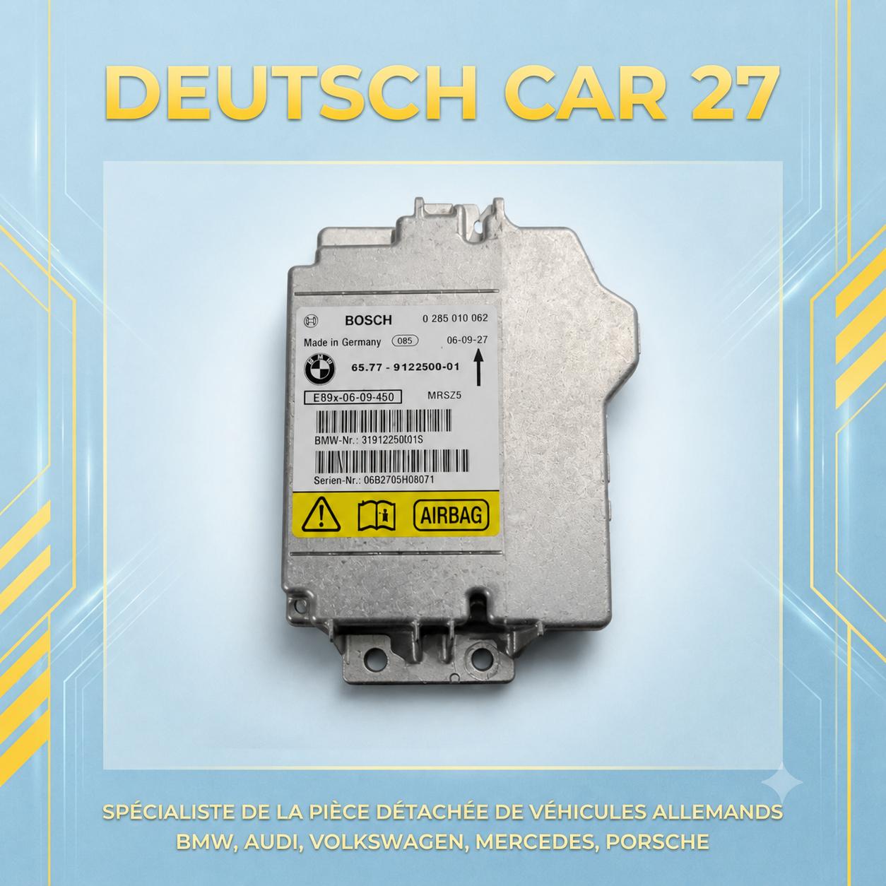 calculateur d'air bag de BMW 118d e87 phase 1 référence 65779122500